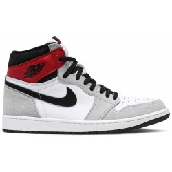 Air Jordan 1 Retro High OG 'Smoke Grey' White/Black/Light Smoke Grey/Varsity Red555088 126 AJ 1 Sneakers