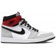 Air Jordan 1 Retro High OG Smoke Grey White/Black/Light Smoke Grey/Varsity Red555088 126 AJ 1 Sneakers