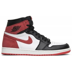 Air Jordan 1 Retro High OG 'Track Red' Summit White/Track Red-Black 555088 112 AJ 1 Sneakers