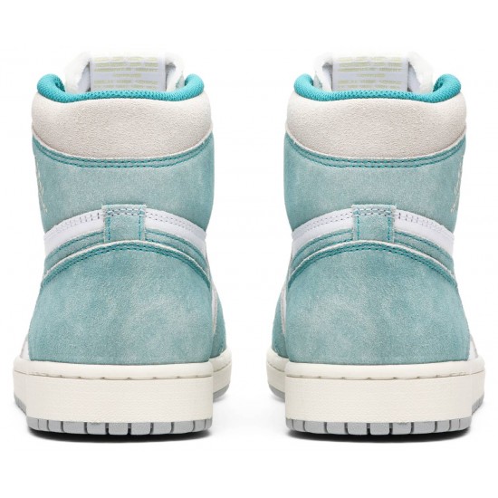 Air Jordan 1 Retro High OG Turbo Green Turbo Green/White-Light Smoke Grey-Sail555088 311 AJ 1 Sneakers