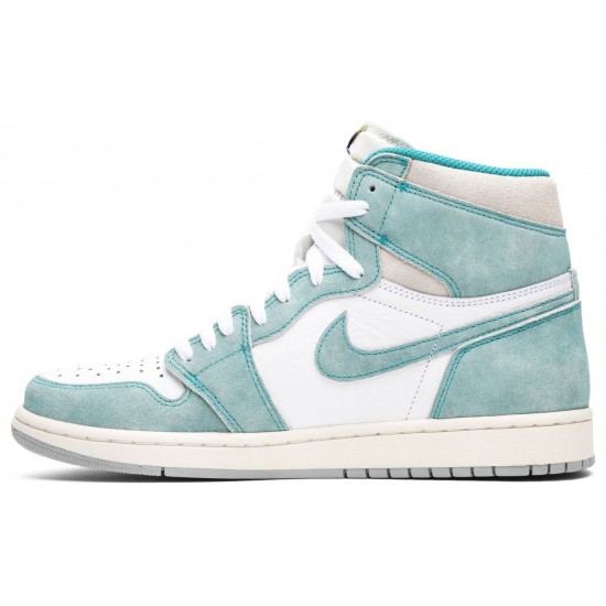 Air Jordan 1 Retro High OG Turbo Green Turbo Green/White-Light Smoke Grey-Sail555088 311 AJ 1 Sneakers