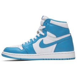 Air Jordan 1 Retro High OG 'UNC' White/Dark Powder Blue 555088 117 AJ 1 Sneakers