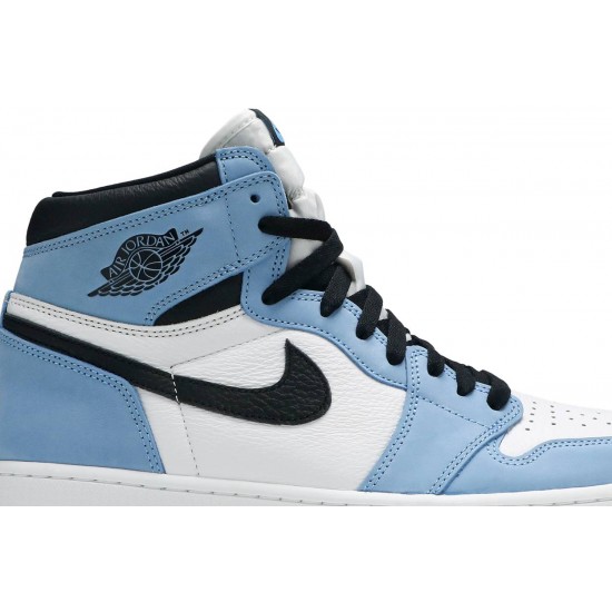 Air Jordan 1 Retro High OG University Blue White/University Blue/Black555088 134 AJ 1 Sneakers