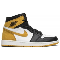 Air Jordan 1 Retro High OG 'Yellow Ochre' Summit White/Yellow Ochre-Black 555088 109 AJ 1 Sneakers