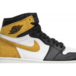 Air Jordan 1 Retro High OG 'Yellow Ochre' Summit White/Yellow Ochre-Black 555088 109 AJ 1 Sneakers