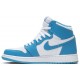 Air Jordan 1 Retro High OG BG UNC White/Dark Powder Blue 575441 117 AJ 1 Sneakers