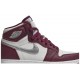 Air Jordan 1 Retro High OG GS Bordeaux Bordeaux/White/Metallic Silver 575441 611 AJ 1 Sneakers