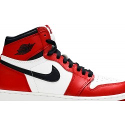 Air Jordan 1 Retro High OG GS 'Chicago' 2015 White/Black-Varsity Red 575441 101 AJ 1 Sneakers