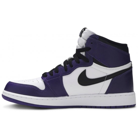 Air Jordan 1 Retro High OG GS Court Purple 2.0 Court Purple/Black/White 575441 500 AJ 1 Sneakers