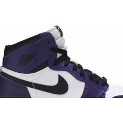 Air Jordan 1 Retro High OG GS 'Court Purple 2.0' Court Purple/Black/White 575441 500 AJ 1 Sneakers