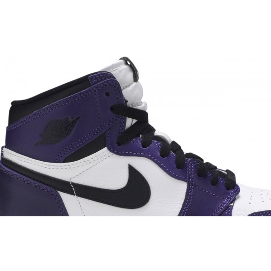 Air Jordan 1 Retro High OG GS Court Purple 2.0 Court Purple/Black/White 575441 500 AJ 1 Sneakers