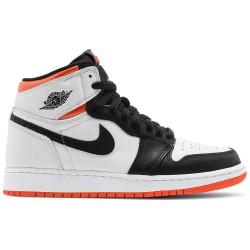 Air Jordan 1 Retro High OG GS 'Electro Orange' White/Electro Orange/Black 575441 180 AJ 1 Sneakers