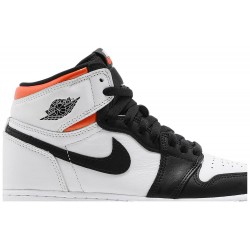 Air Jordan 1 Retro High OG GS 'Electro Orange' White/Electro Orange/Black 575441 180 AJ 1 Sneakers