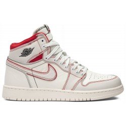 Air Jordan 1 Retro High OG GS 'Phantom' Sail/Black-Phantom-Gym Red-University Red 575441 160 AJ 1 Sneakers