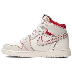 Air Jordan 1 Retro High OG GS 'Phantom' Sail/Black-Phantom-Gym Red-University Red 575441 160 AJ 1 Sneakers