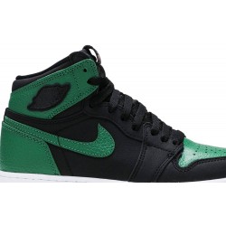 Air Jordan 1 Retro High OG GS 'Pine Green 2.0' Black/Pine Green/White/Gym Red 575441 030 AJ 1 Sneakers