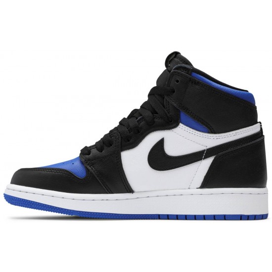 Air Jordan 1 Retro High OG GS Royal Toe Black/White/Game Royal/Black 575441 041 AJ 1 Sneakers