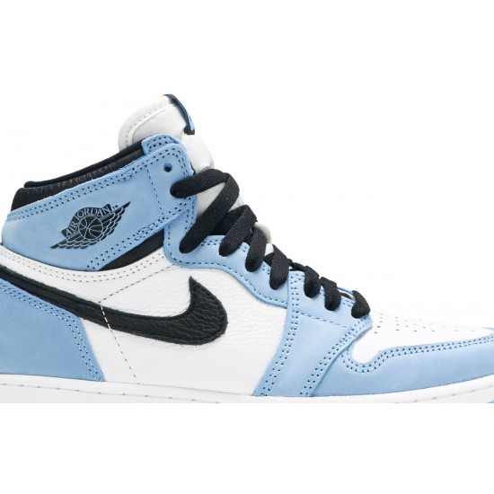 Air Jordan 1 Retro High OG GS University Blue White/University Blue/Black575441 134 AJ 1 Sneakers