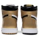 Air Jordan 1 Retro High OG NRG Gold Top 3 Black/Black-Metallic Gold 861428 001 AJ 1 Sneakers