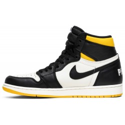 Air Jordan 1 Retro High OG NRG 'Not For Resale' Sail/Black-Varsity Maize 861428 107 AJ 1 Sneakers