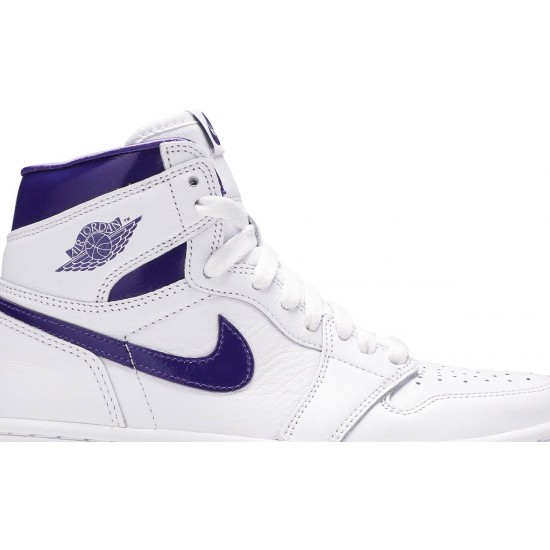 Air Jordan 1 Retro High OG PS Court Purple White/Court Purple CU0449 151 AJ 1 Sneakers