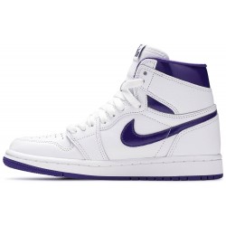 Air Jordan 1 Retro High OG PS 'Court Purple' White/Court Purple CU0449 151 AJ 1 Sneakers