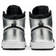 Air Jordan 1 Retro High OG PS Silver Toe Black/Metallic Silver/White/Black CU0449 001 AJ 1 Sneakers