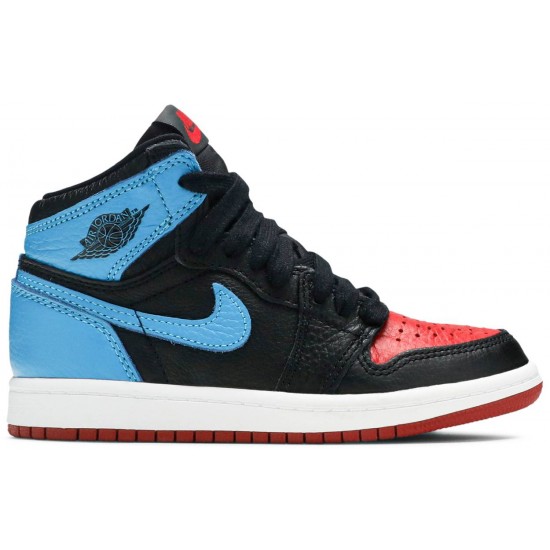 Air Jordan 1 Retro High OG PS UNC To Chicago Blue/Red cu0449 046 AJ 1 Sneakers