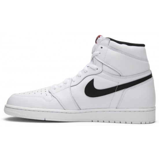 Air Jordan 1 Retro High OG Premium Yin Yang White/Black-White 555088 102 AJ 1 Sneakers