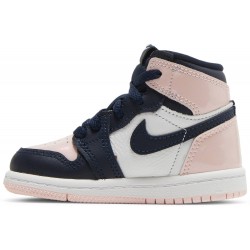 Air Jordan 1 Retro High OG SE TD 'Bubble Gum' Atmosphere/White/Laser Pink/Obsidian CU0450 641 AJ 1 Sneakers