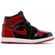 Air Jordan 1 Retro High OG TD Patent Bred Black/Varsity Red/WhiteAQ2665 063 AJ 1 Sneakers