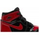 Air Jordan 1 Retro High OG TD Patent Bred Black/Varsity Red/WhiteAQ2665 063 AJ 1 Sneakers