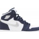 Air Jordan 1 Retro High co.JP GS Midnight Navy 2020 White/Midnight Navy/Metallic Silver 575441 141 AJ 1 Sneakers