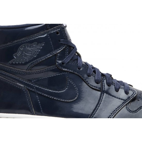 DSM x Air Jordan 1 Retro High OG Dover Street Market Obsidian/White-Summit White 789747 401 AJ 1 Sneakers