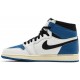 Fragment Design x Travis Scott x Air Jordan 1 Retro High Sail/Black/Military Blue/Shy PinkDH3227 105 AJ 1 Sneakers