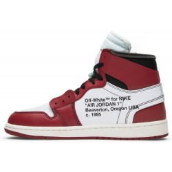 Off-White x Air Jordan 1 Retro High OG 'Chicago' White/Black-Varsity Red-Blackaa3834 101 AJ 1 Sneakers