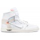 Off-White x Air Jordan 1 Retro High OG White 2018 White/White AQ0818 100 AJ 1 Sneakers