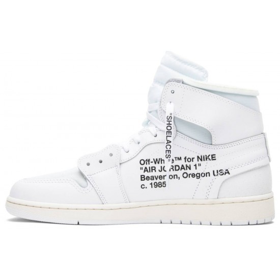 Off-White x Air Jordan 1 Retro High OG White 2018 White/White AQ0818 100 AJ 1 Sneakers