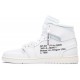 Off-White x Air Jordan 1 Retro High OG White 2018 White/White AQ0818 100 AJ 1 Sneakers