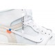 Off-White x Air Jordan 1 Retro High OG White 2018 White/White AQ0818 100 AJ 1 Sneakers