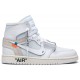 Off-White x Air Jordan 1 Retro High OG BG White 2018 White/White-White AQ8296 100 AJ 1 Sneakers