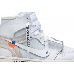 Off-White x Air Jordan 1 Retro High OG BG 'White' 2018 White/White-White AQ8296 100 AJ 1 Sneakers