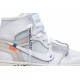 Off-White x Air Jordan 1 Retro High OG BG White 2018 White/White-White AQ8296 100 AJ 1 Sneakers