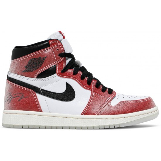 Trophy Room x Air Jordan 1 Retro High OG SP Chicago White/Sail/Varsity Red/Black DA2728 100 AJ 1 Sneakers