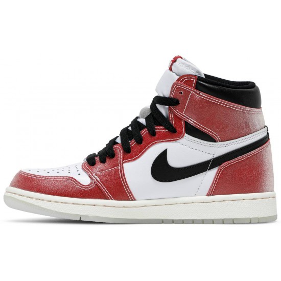 Trophy Room x Air Jordan 1 Retro High OG SP Chicago White/Sail/Varsity Red/Black DA2728 100 AJ 1 Sneakers