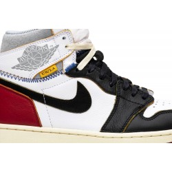 Union LA x Air Jordan 1 Retro High NRG 'Black Toe' White/Black/Varsity Red/Wolf Grey BV1300 106 AJ 1 Sneakers