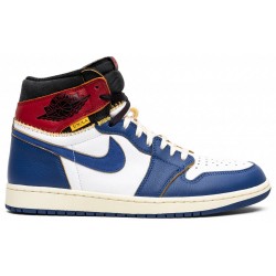 Union LA x Air Jordan 1 Retro High NRG 'Storm Blue' White/Storm Blue/Varsity Red/Black BV1300 146 AJ 1 Sneakers