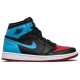 Wmns Air Jordan 1 High OG UNC To Chicago Black/Dark Powder Blue/Gym RedCD0461 046 AJ 1 Sneakers