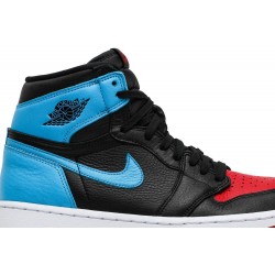 Wmns Air Jordan 1 High OG 'UNC To Chicago' Black/Dark Powder Blue/Gym RedCD0461 046 AJ 1 Sneakers