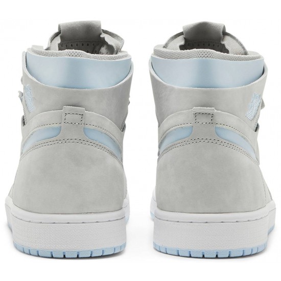 Wmns Air Jordan 1 High Zoom Comfort Cool Grey Light Blue Cool Grey/Light Blue CT0979 004 AJ 1 Sneakers